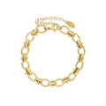 Fashion Bangle Simple Chunky Bangles Stainless Steel Bracelet 18k Gold Plated Bracelets Couples