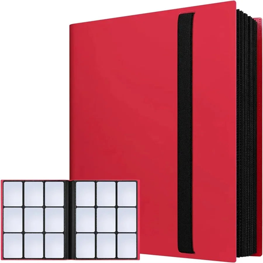 MIO Premium 9-Pocket Card Holder Binder Top Selling Red PP Album for TCG for MTG PTCG FFTCG