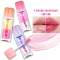 Wholesale Double-layer Lip Essence Oil Vegan Mineral Liquid Lip Gloss Hydrating Long-lasting Mirror Plumping Magic Lip Oil