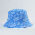 Cotton Bucket Cap Double-faced Summer Fisherman Custom Embroidery Logo Reversible Bucket Hat