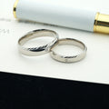 Trendy Fine Jewelry Silver Men Ring Polish Finishing 925 Couple Ring Set Silver Engagement Rings Wedding