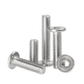 SDPSI DCTM2 Ultra Low Profile Thin Flat Head Hexagon Socket Machine Screws M2.5 M3 M4 M5 M6 M8 Stainless Steel SS Allen Screws