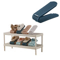 Practical Low Price Hot Selling Foldable Adjustable Height Plastic Shoe Rack Storage Rack for Shoes Shoe Rack Organizer