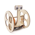 Creative Wood Diy Electric Balance Bike Robot Toys Assemble 3D Puzzles for Kids Education Craft Toy