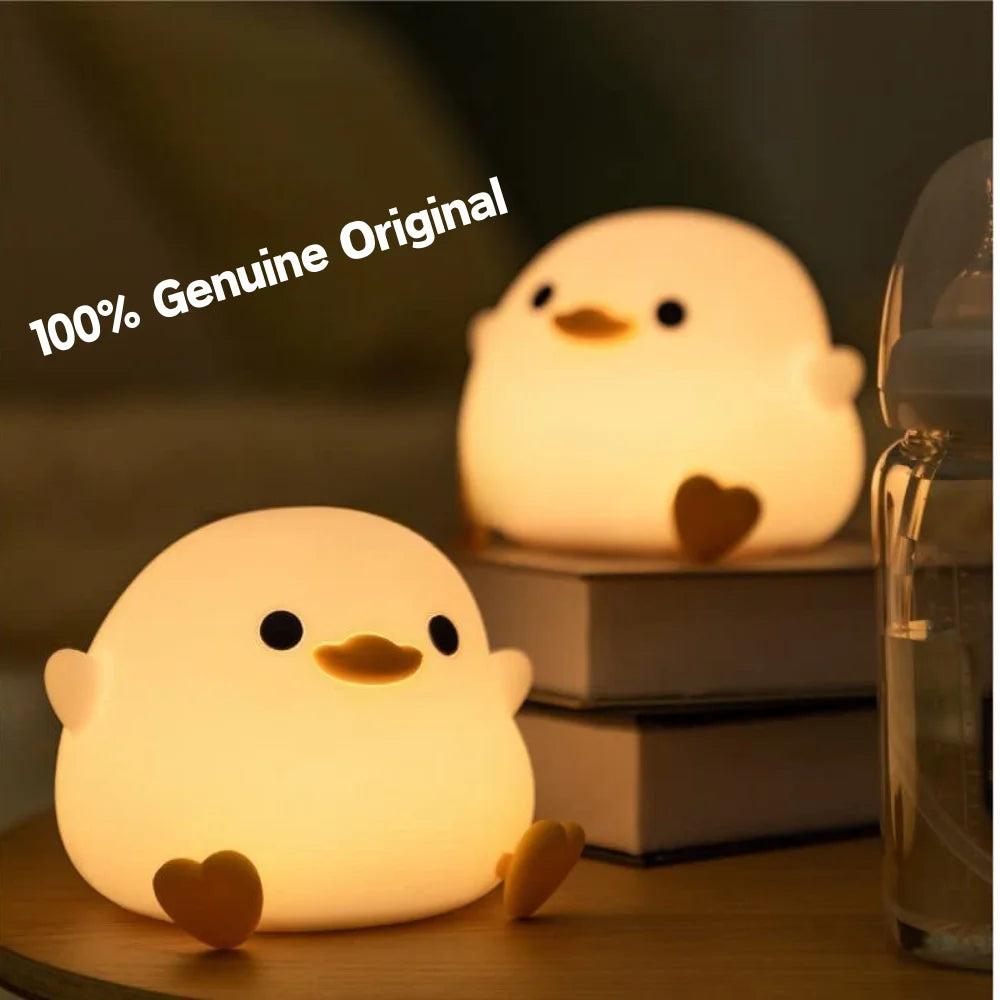 New Modern Led Table Kids Duck Lamp Silicone Usb Nightlight Led Baby Night Light for Kids Room Livingroom Bedroom Decor Lamp