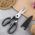 Industrial Heavy Duty Stainless Steel Kitchen Shears Seafood Scissors Multipurpose Sharp Scissors for Household Use