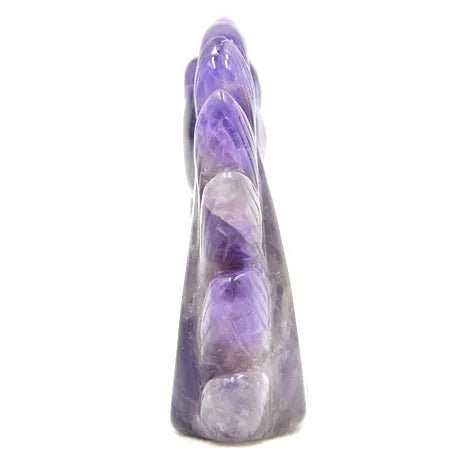 Huiying 50*50*18mm Wholesale Natural Crystal Animals Healing Cute Mini Amethyst Horses Souvenirs For Guests