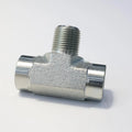 Carbon Stainless Steel Hydraulic Hex Nipple Tube Pipe Hose Fittings Threaded Adapter Tee NPTF Female/male Threaded Branch Tee