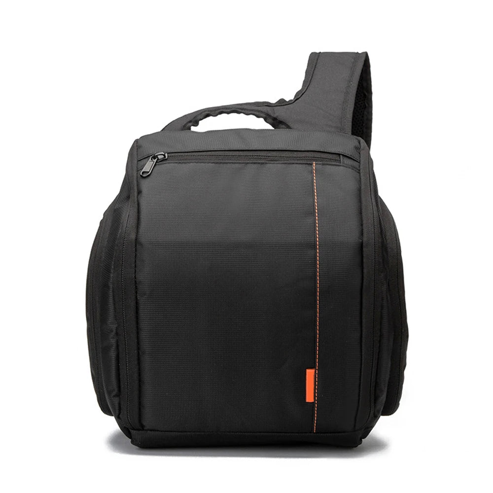 Best Cool Stylish Fashion Small Black Designer Dslr Crossbody Waxed Canvas Camera Sling Shoulder Bag for Travel