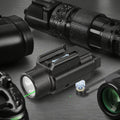 Customized Logo Rechargeable Tactical Flashlight with Green Light and Laser Combo Aluminum Material
