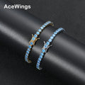 BB202  4mm 7" 8"  Tennis Chain Bracelet Hip Hop Jewelry Gold Silver Material CZ Bracelet Iced Out