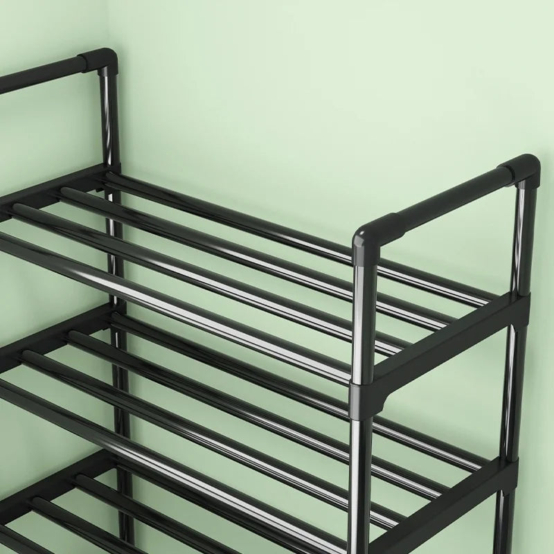 Wholesale Shoe Rack for Home 5 Tier Wood Metal Shoe Racks Shoe Racks for Home