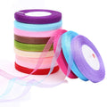 New Fashion Organza Ribbon Tulle for Decoration or Gift Packing Trimming for Christmas and Bakery for House DIY