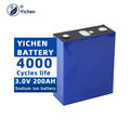 New 200Ah 3.1V SIB Sodium Ion Prismatic Battery Cells 120Wh/kg Energy Density 4000 Cycles 300W DIY Battery Packs YICHENLFP