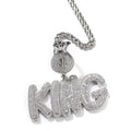Hiphop Men's Custom Brass Iced Out Name Diamond Money Bag Charm Pendants Gold Plated Rope Chain Choker Necklace Zircon Stone
