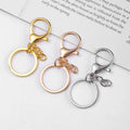 3pcs Lobster Set Key Chain Metal Lobster Clasp Hook Key Chains Key Ring Chain for Bag Toys Accessories