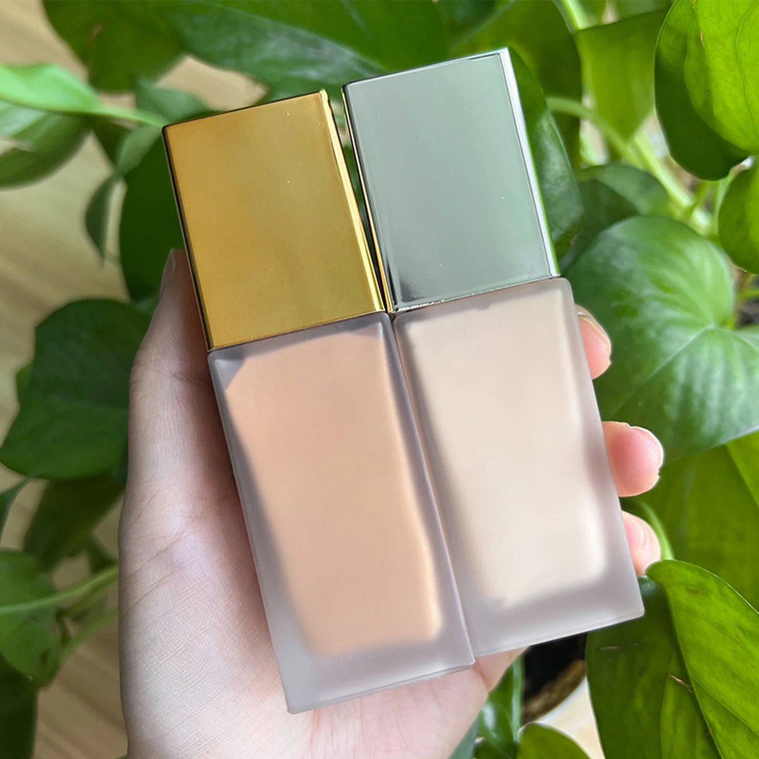 Matte Liquid Foundation Custom Your Logo Full Coverage Moisturizer Liquid Concealer  Vegan  Foundation Cosmetics