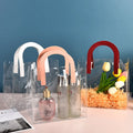 Transparent Christmas Gift Women PVC Handbag Portable Wedding Party Candy Bag Fashion Jelly Case