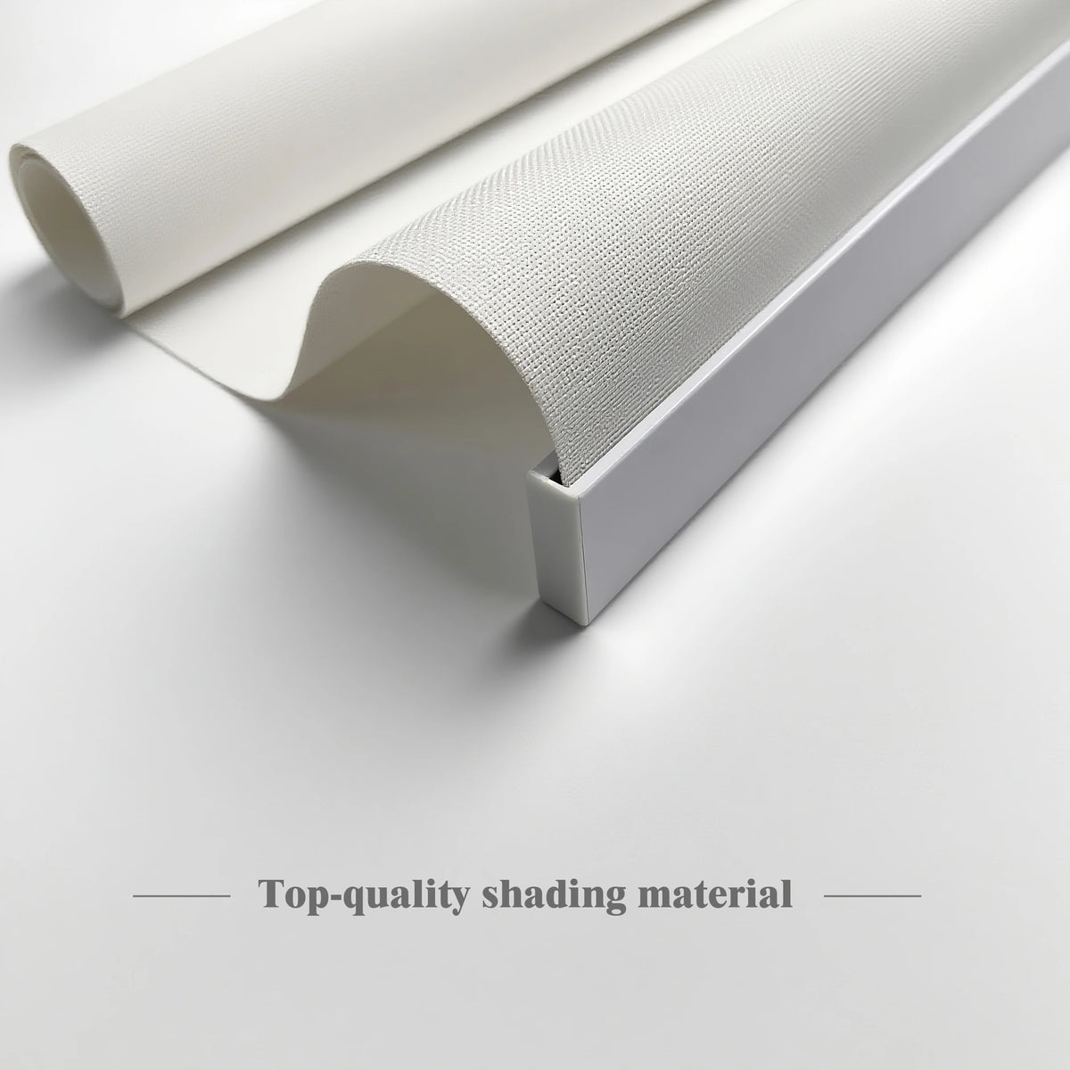 Built-In Motorized Smart Roller Blinds Remote Control Blackout Light Filtering Window Shades Electric Vertical Pattern Polyester MegaBDM