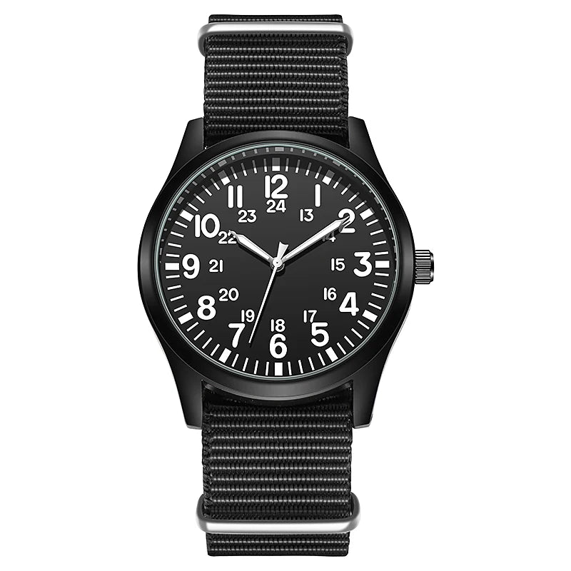 Fashion Style Printed Japan Stainless Steel Back Quartz Printed Dial Quartz Watch Sport