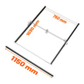 Black Aluminum Y-axis Extension Profile Rail for NEJE Max 3 4 Laser Engraver / Cutter Extension Rods