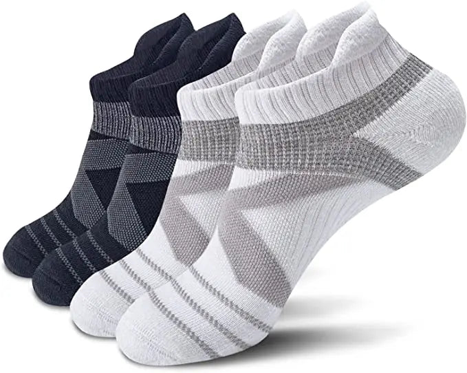 Wholesale Custom Men's Sporty Low Cut Ankle Running Socks Autumn Print Youth Eco-Friendly Anti-Slip Sweat-Absorbent Diabetic