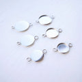 Cross-border Supplier of 316 Stainless Steel 6-30mm Stone Bottom Drag Bracelet Necklace Accessories DIY
