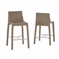 BILIDO High End Luxury Whole Saddle Leather Counter Bar Chair for Hotel Club Cafe Bistro