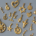 Waterproof Stainless Steel Fashion Pendants Charms Escargots Crab Star Flower Angel Wing Key Heart Other Creative Designs for