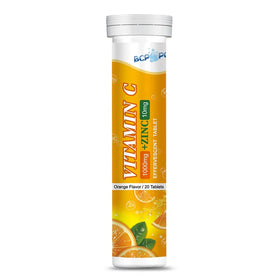 VC Plus Zinc Effervescent Tablet for Immunity 1000mg Vitamin C 10mg Zinc Manufacturer Skin Care