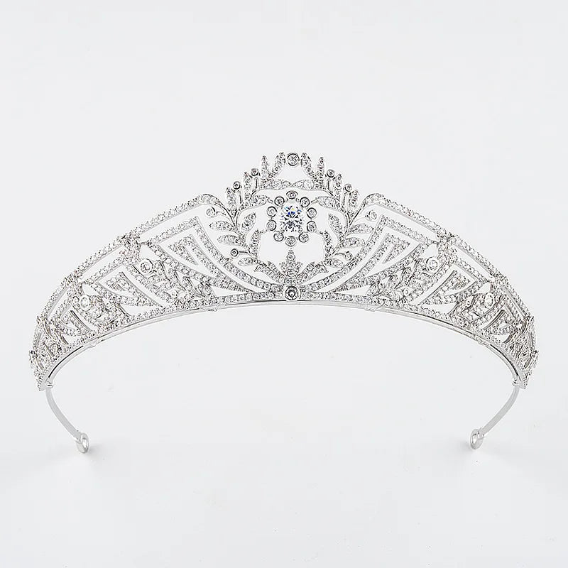 Newest Design Crystal Bride Tiara Crown Bridal Tiaras Head Jewelry Diadem Headbands Tiaras and Crowns Wedding for Women