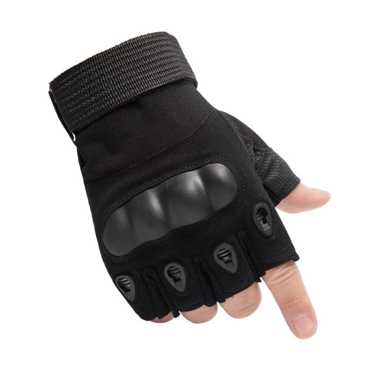 Bestselling Hard Knuckle Gloves Tactical Gloves for Men Half Finger Protection Paintball Work Hunting Gloves