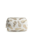 BSCI Factory Wholesale Custom Professional Cute Floral Eco Friendly Pineapple Fiber Small Make up Makeup Women Cosmetic Bag