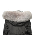 MWFur Fashion Winter Women Fashion Fluffy Neck Warmer Men Winter Sliver Fox Fur Collar for Hood Trim Fox Fur Collar