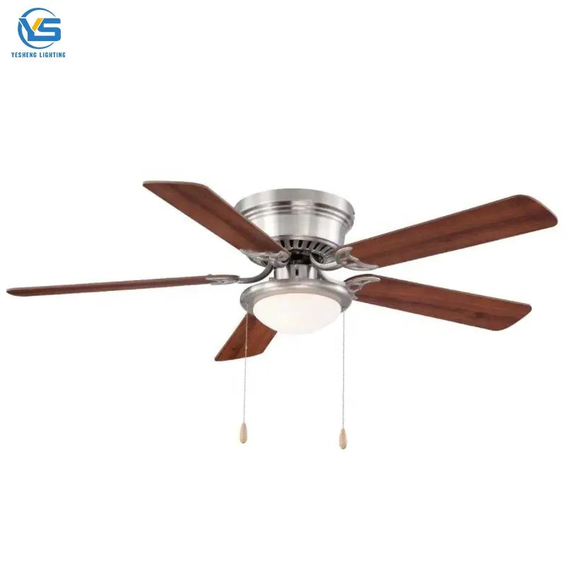 C082 52 Inch Ceiling Fan with Light Kit  with Remote Control 5-blades MDF Fan Light