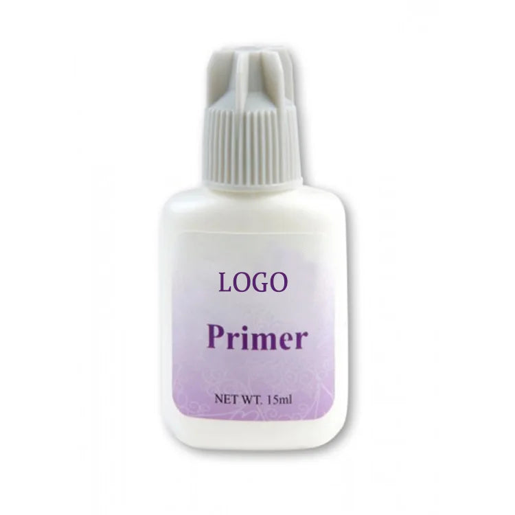 Private Logo Label Eyelash Extension Primer Lash Glue Primer Transparent Glue Primer