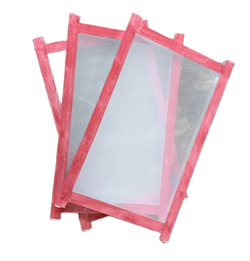 18x24 Inch Stable Tension Red Germany Kiwo Glue Bonded Meshed Frame Aluminum Pre-stretched Frame for Screen Printing