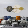 150x58cm French Three-dimensional Wall Decoration Flower Living Room Sofa Background Wall Creative Iron  Luxury Wall Hanging