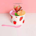 Disposable Paper Bowl Paper Ice Cream Cup Leakproof Kraft Paper Bowl