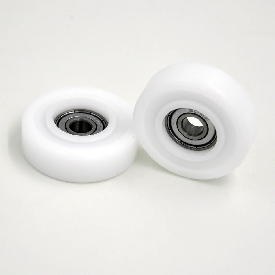 Abalone Wheel Nylon Pulley Guide Roller Wheel BS60845-14 Sliding Door Bottom Roller Iron Gate Wheel 8x45x14mm