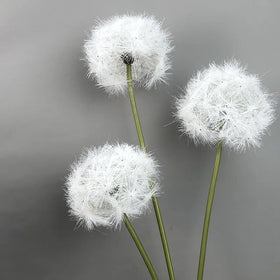 Wedding Hall Floral Arrangement Flowers Decorative Faux White Giant Lovely Artificial Dandelion Flower