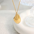 Ins 18k Gold Filled Necklace Earring Sets Fashion Stainless Steel Earring Necklaces Jewelry Set Women