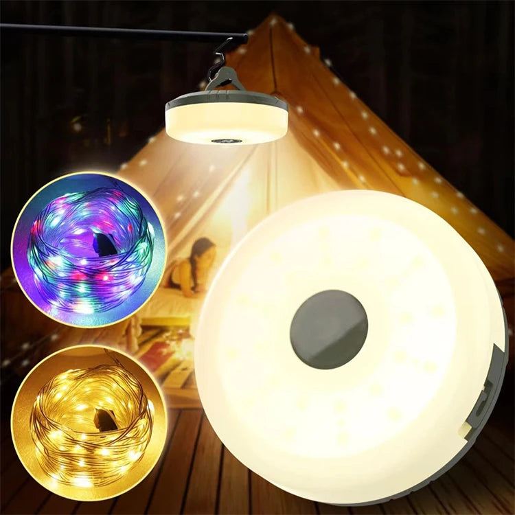 Howlighting Lights Camping Strip Rechargeable Camp Light Strip Outdoor Holiday Atmosphere LED Camp Light Strip