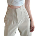 2025 New Arrival Women's High Quality Summer Fashion Casual Pants High Waist Pencil Trousers Full Length Clothing-Wholesale