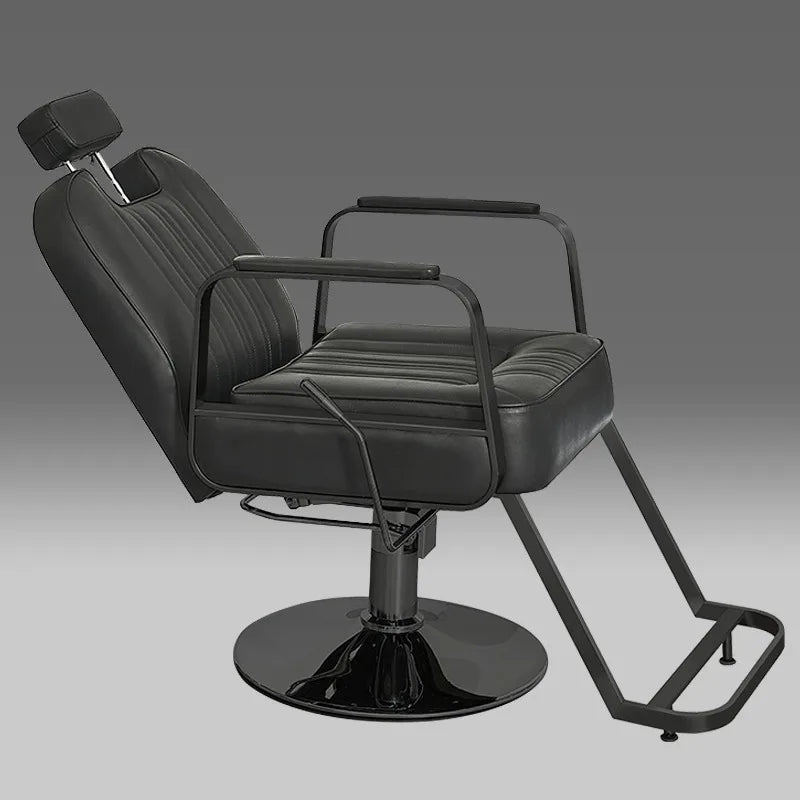Modern Hair Salon Barber Chair Hair Salon Furniture Black Styling Chair Salon