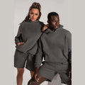 Wholesale Comfortable Organic Cotton Fleece Tracksuit No String 2-Piece Custom Logo Jogger XXL Plus Winter Printed Styles-Men's