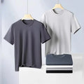 Oem Heavyweight Oversized Muscle Drop Shoulder Sustainable Mens Fitness Gym T-shirts Loose Fit Bamboo Spandex t Shirt for Man