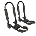 Black J-Style Folding Kayak Carrier Canoe Roof Rack with Kayak Stacker Holder Water Sports Equipment