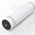 500ml Smart Double Wall Stainless Steel Water Bottle Classic Tea Thermos Skinny Straight Leakproof Lid Temperature Display 6-12