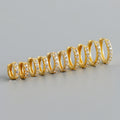 New Fashion Cute Design S925 Sterling Silver 5A Grade Zirconia Pave Hoop CZ Silver Earrings for Women